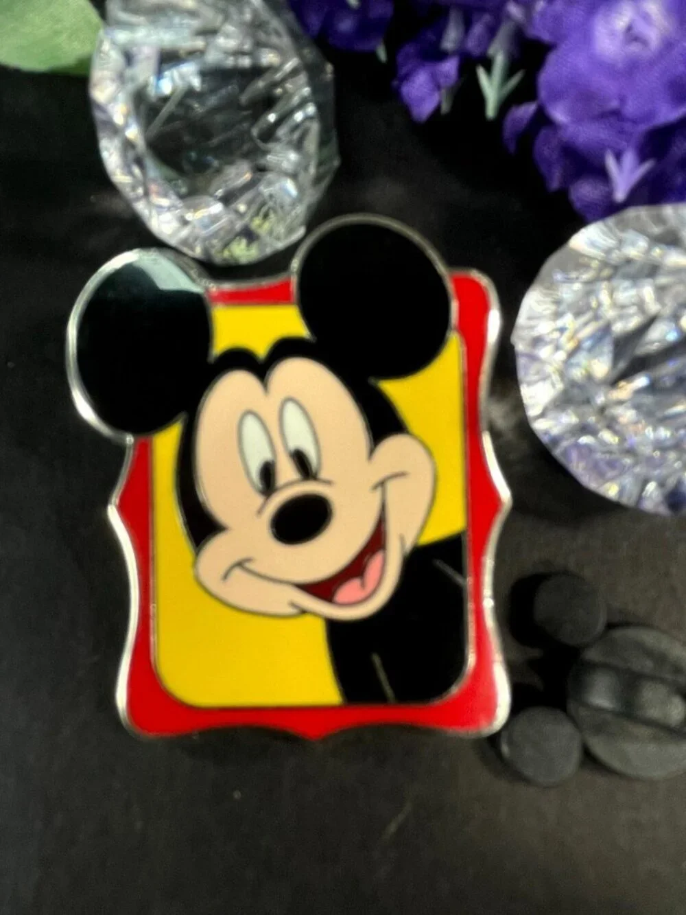 Disney Mickey Mouse Trading Pin Happy Badge Brooch Lapel Pin Jewelry Accessories